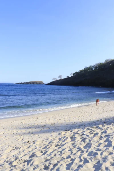 Όμορφη Αμμώδης Παραλία Στο Ubud Ινδονησία — Φωτογραφία Αρχείου