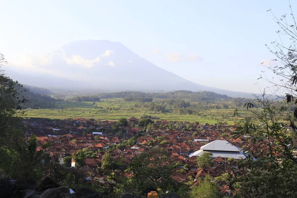 印度尼西亚乌布德的高山美景和美丽的自然美景 — 图库照片