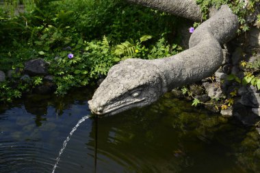 Endonezya 'nın Ubud şehrinde gündüz vakti Maymun Ormanı 
