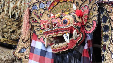 Bali, Endonezya - 29 Ekim 2019: Tirta Empul 'un güzel bir manzarası, Kutsal Bahar Su Tapınağı.