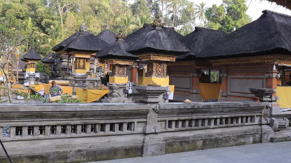 Tirta Empul Chrám Dekorace Architektura Ubud Indonésie — Stock fotografie