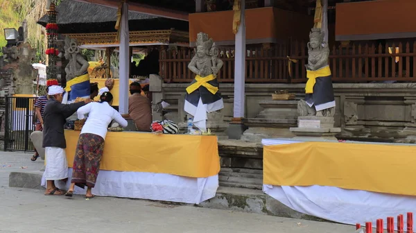 Bali Indonesia Octubre 2019 Una Hermosa Vista Tirta Empul Templo — Foto de Stock