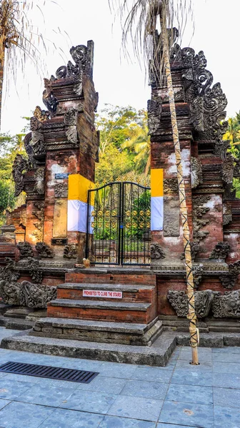 Bali Indonésia Outubro 2019 Uma Bela Vista Tirta Empul Templo — Fotografia de Stock