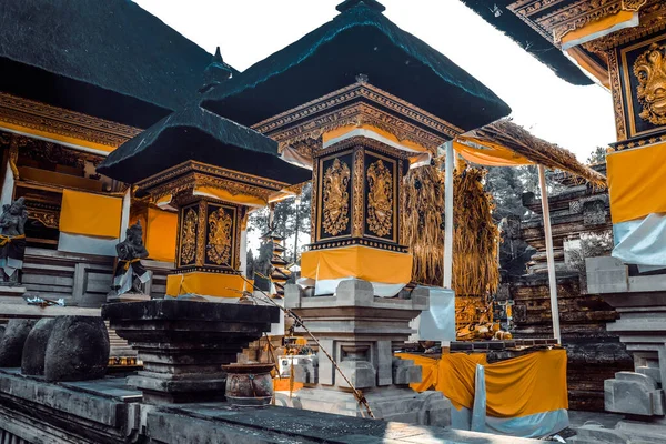 Decoraciones Arquitectura Del Templo Tirta Empul Ubud Indonesia —  Fotos de Stock