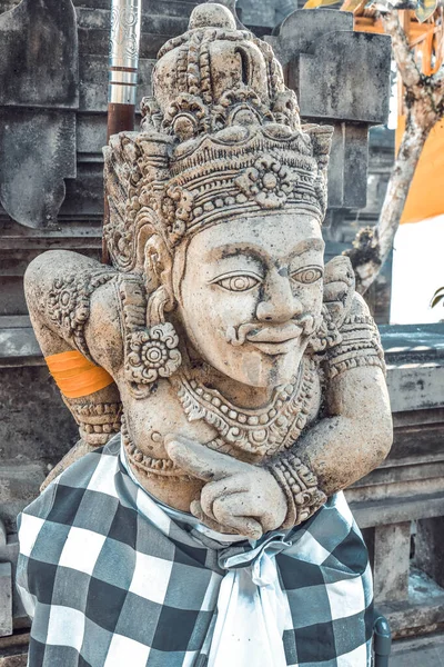 Tempeldekorationen Und Architektur Ubud Indonesien — Stockfoto
