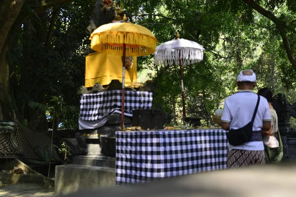 Tirta Empul Chrám Dekorace Architektura Ubud Indonésie — Stock fotografie