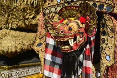 Endonezya 'da şenlikli dini dekorasyon 