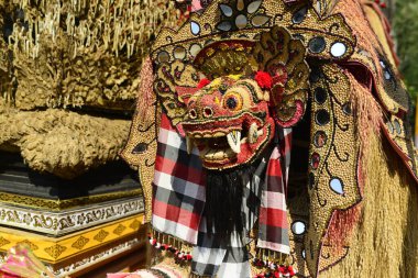 Endonezya 'da şenlikli dini dekorasyon 