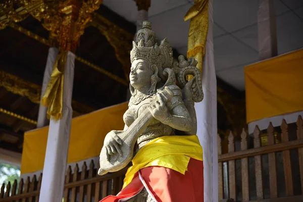 Endonezya Daki Tapınakta Taş Heykel — Stok fotoğraf