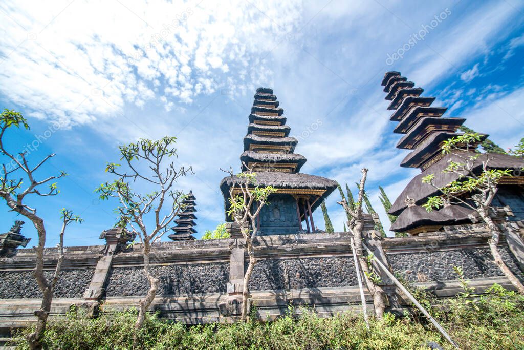 Indonesian temple Ulun Danu Beratan in Ubud