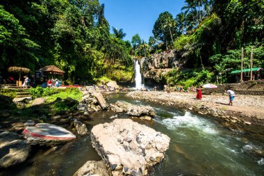 Ubud, Endonezya 'da Tegenungan Şelalesi 