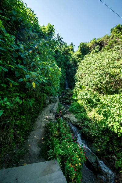 Tegenungan Waterval Ubud Indonesië — Stockfoto