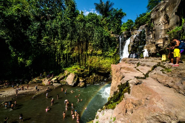 Tegenungan Vízesés Ubud Indonézia — Stock Fotó