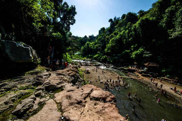 Tegenungan Waterfall Ubud Ινδονησία — Φωτογραφία Αρχείου