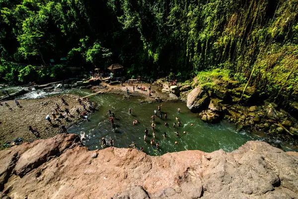 Tegenungan Waterfall Ubud Ινδονησία — Φωτογραφία Αρχείου