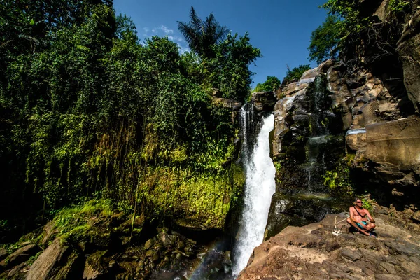 Tegenungan Waterfall Ubud Ινδονησία — Φωτογραφία Αρχείου