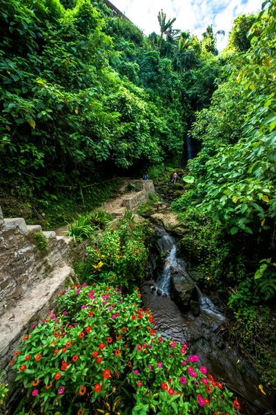 Tegenungan Waterfall Ubud Ινδονησία — Φωτογραφία Αρχείου