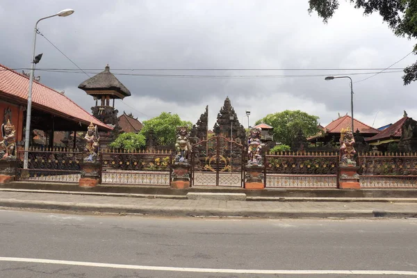 Templomterület Taman Ayun Indonézia — Stock Fotó