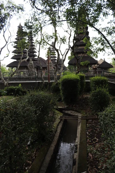 Templo Taman Ayun Durante Día Indonesia — Foto de Stock