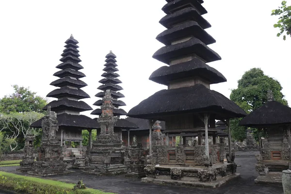 Templo Taman Ayun Durante Dia Indonésia — Fotografia de Stock