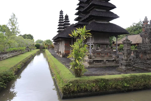 Templo Taman Ayun Durante Dia Indonésia — Fotografia de Stock