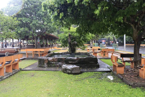 Templo Taman Ayun Durante Dia Indonésia — Fotografia de Stock