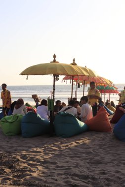 Dempasar, Endonezya 'da Double Six plajı 