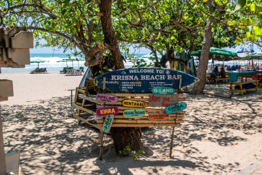 Gündüz vakti Double Six Beach, Endonezya 