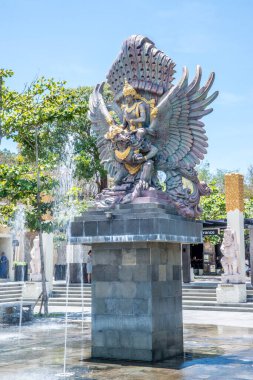 Endonezya 'daki GWK Parkı' nda anıtlar ve dekorasyonlar