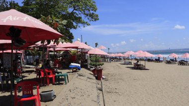 Kuta plajı gündüz vakti, Dempasar, Endonezya