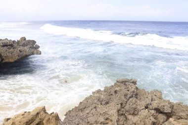 Güzel deniz manzarası, Dempasar, Endonezya
