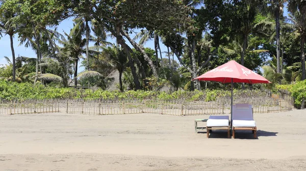 Stranden Kuta Dagen Dempasar Indonesien — Stockfoto