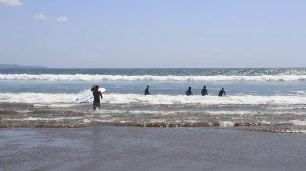 Praia Kuta Dempasar Indonésia — Fotografia de Stock