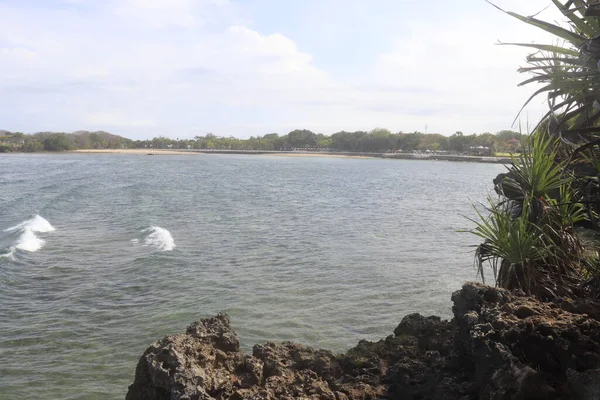 Schöne Aussicht Auf Das Meer Dempasar Indonesien — Stockfoto