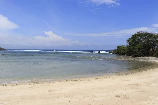 Stranden Och Havet Nusa Dua Dempasar Indonesien — Stockfoto