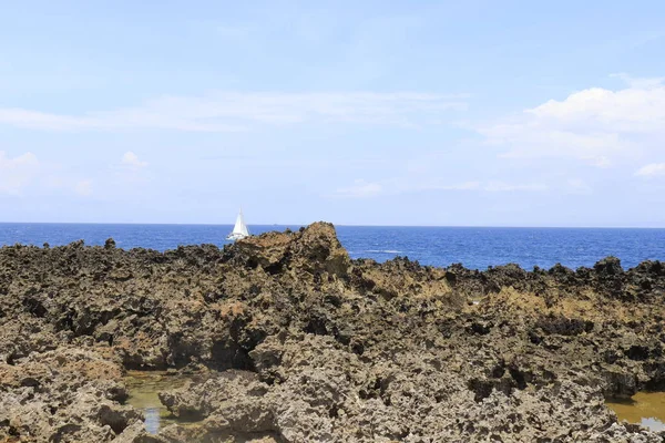 Stranden Och Havet Nusa Dua Dempasar Indonesien — Stockfoto