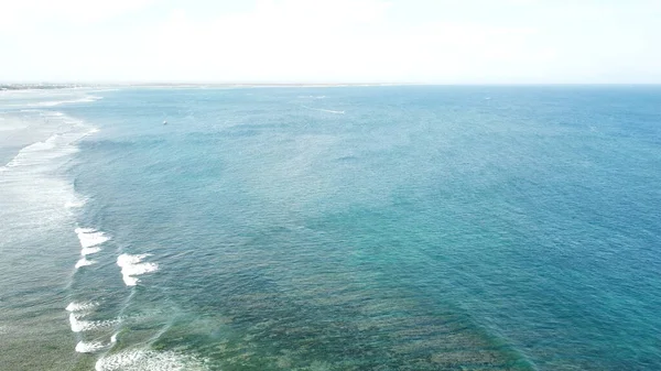 Вид Повітря Море Пляж Нуса Дуа Індонезія — стокове фото