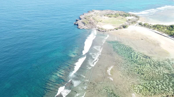 Luftaufnahme Von Nusa Dua Beach Indonesien — Stockfoto