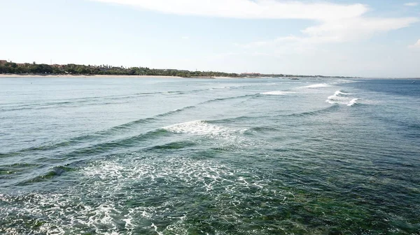 Vista Aérea Playa Nusa Dua Indonesia —  Fotos de Stock