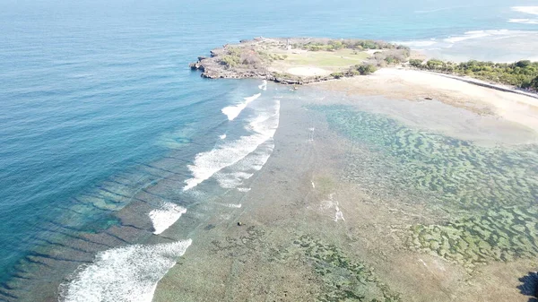 Luftaufnahme Von Nusa Dua Beach Indonesien — Stockfoto