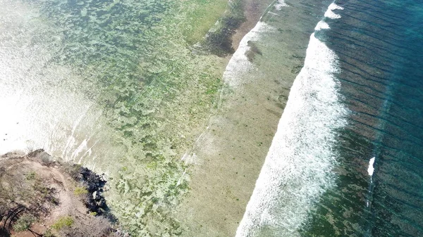 Vista Aérea Playa Nusa Dua Indonesia — Foto de Stock