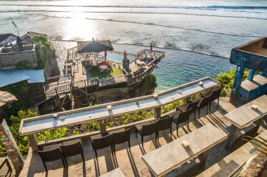 Endonezya, Uluwatu sahilindeki okyanus manzarası 