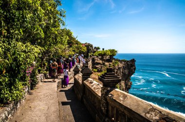 Endonezya, Uluwatu sahilindeki okyanus manzarası 
