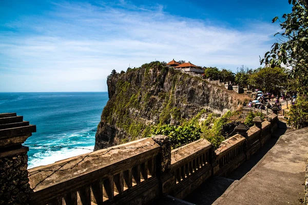 Endonezya Uluwatu Sahilindeki Okyanus Manzarası — Stok fotoğraf