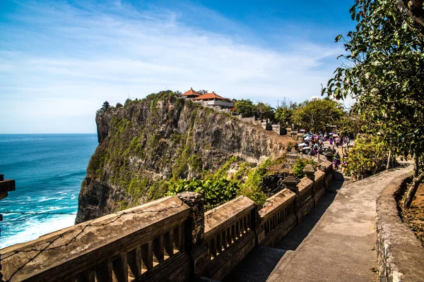 Endonezya Uluwatu Sahilindeki Okyanus Manzarası — Stok fotoğraf