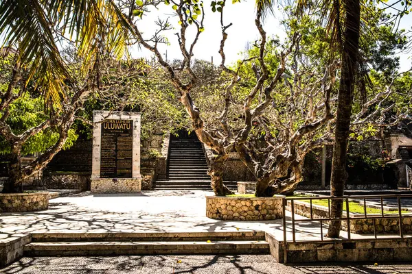 Uluwatu Strand Dempasarban Indonéziában — Stock Fotó