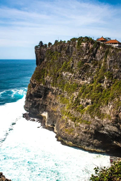 Endonezya Uluwatu Sahilindeki Okyanus Manzarası — Stok fotoğraf