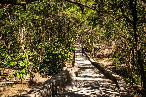 Prachtige Uluwatu Tempel Dempasar Indonesië — Stockfoto