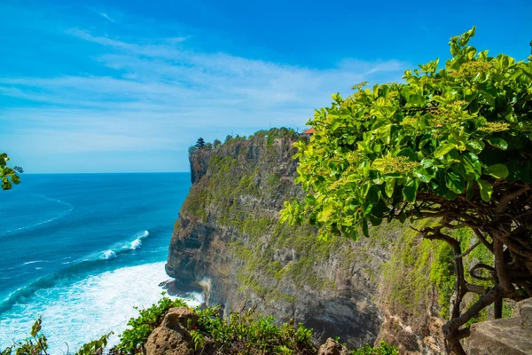 Vista Mar Desde Templo Dempasar Indonesia —  Fotos de Stock