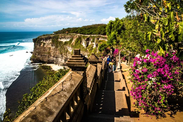 Ocean View Templomból Dempasar Indonézia — Stock Fotó